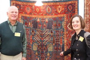 Mike and Mary Lynn at the Chappaqua Antiques Fair. Photo credit: Suzanne Samin, Chappaqua Daily Voice